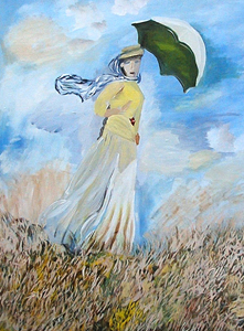 Monet - Frau mit Sonnenschirm2
